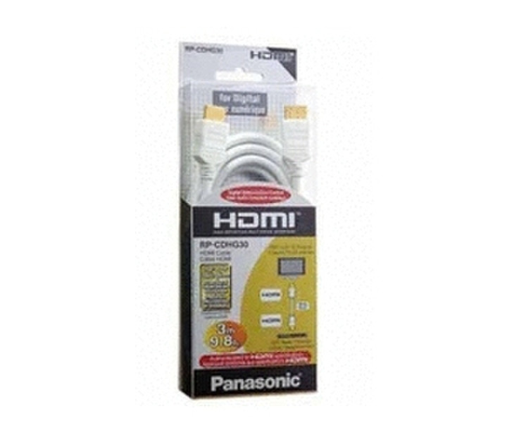 Panasonic CDHG10E1H HDMI Cable 1 m 1м HDMI HDMI Белый HDMI кабель