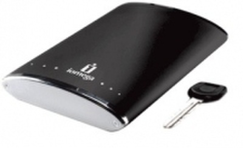 Iomega eGo Jet Black Portable Hard Drive 250GB FireWire 400/USB 2.0 250GB Schwarz Externe Festplatte