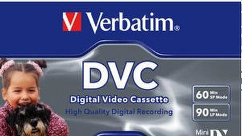 Verbatim Digital Video Cassette 60 min, 2-pack MiniDV 60min 2pc(s)