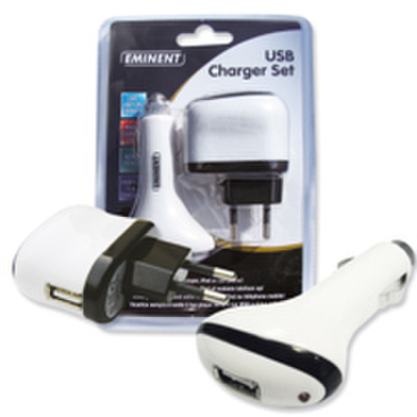 Eminent USB Charging set Weiß Netzteil & Spannungsumwandler