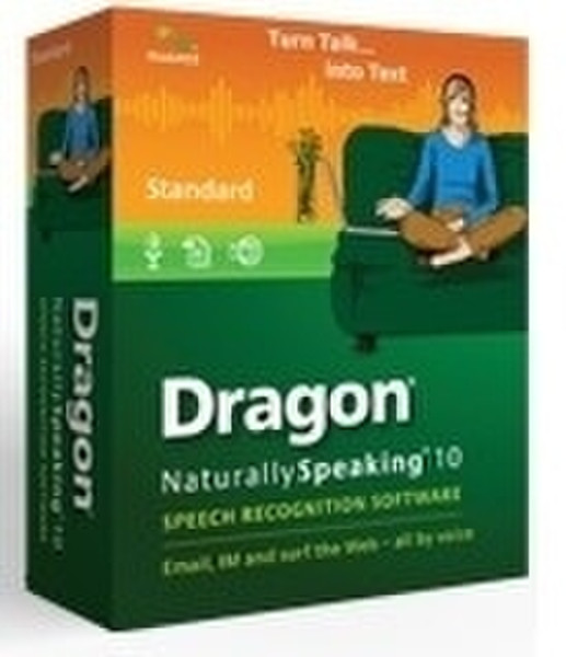 Nuance Dragon NaturallySpeaking Standard 10.0, EN