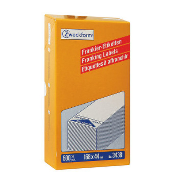 Avery Franking Labels, single, 168 x 44 mm self-adhesive label