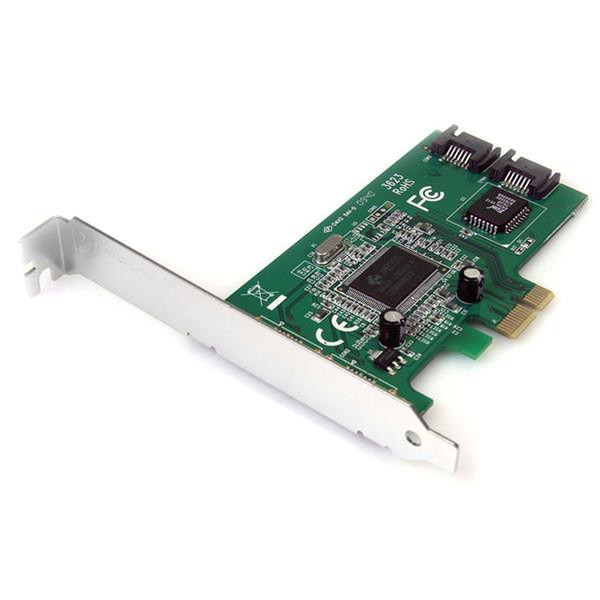 StarTech.com 2 Port PCI Express interne SATA Controller Schnittstellenkarte