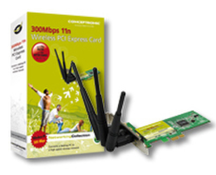 Conceptronic Wireless PCI express Card 300Мбит/с сетевая карта