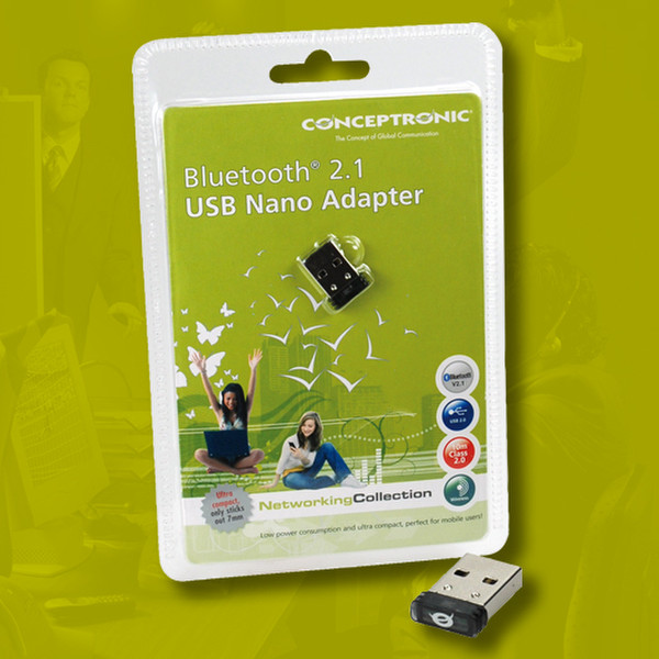Conceptronic Bluetooth® 2.1 USB Nano Adapter 3Mbit/s networking card