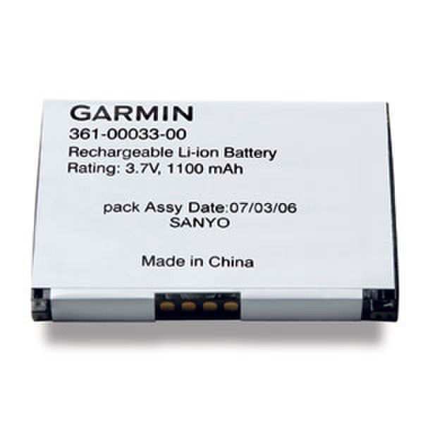 Garmin Li-Ion Rechargeable battery Lithium-Ion (Li-Ion) 1100mAh 3.7V Wiederaufladbare Batterie
