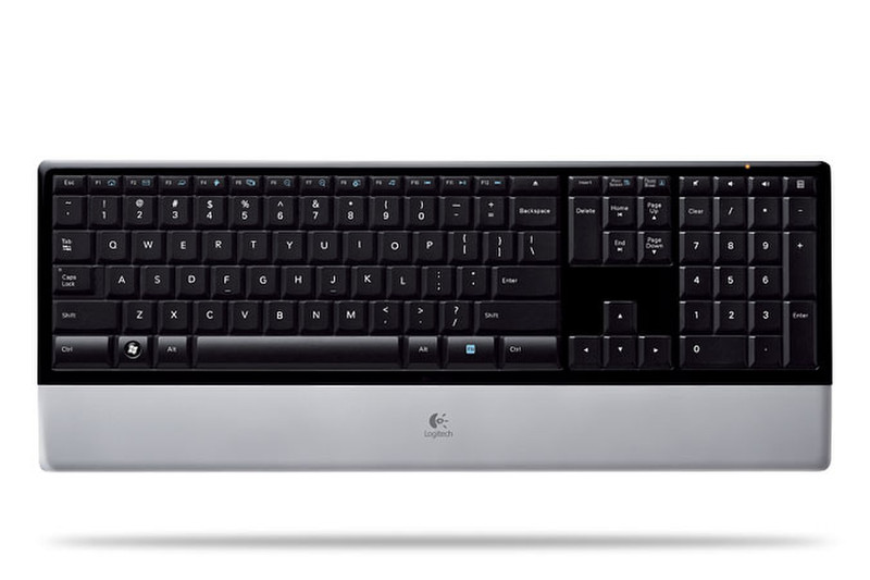 Logitech DiNovo RF Wireless Black keyboard