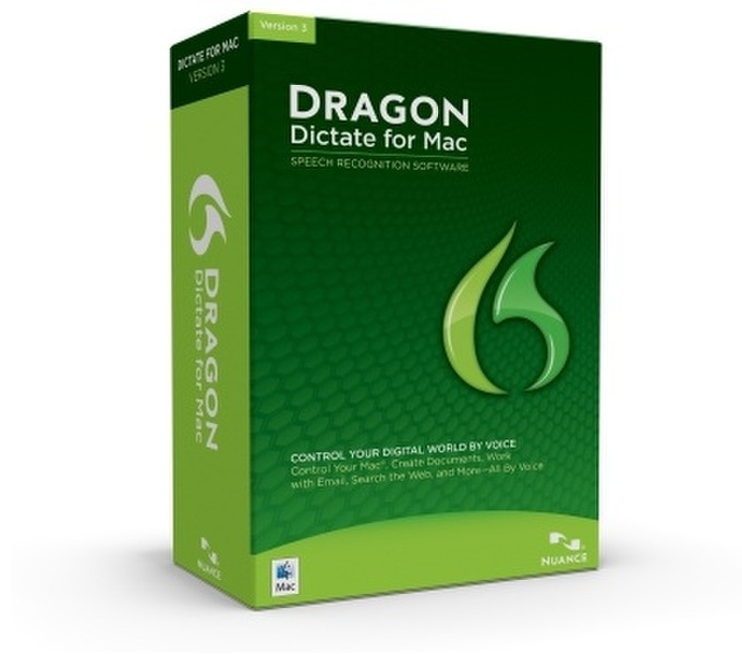 Nuance Dragon Dictate 3, MAC, ITA