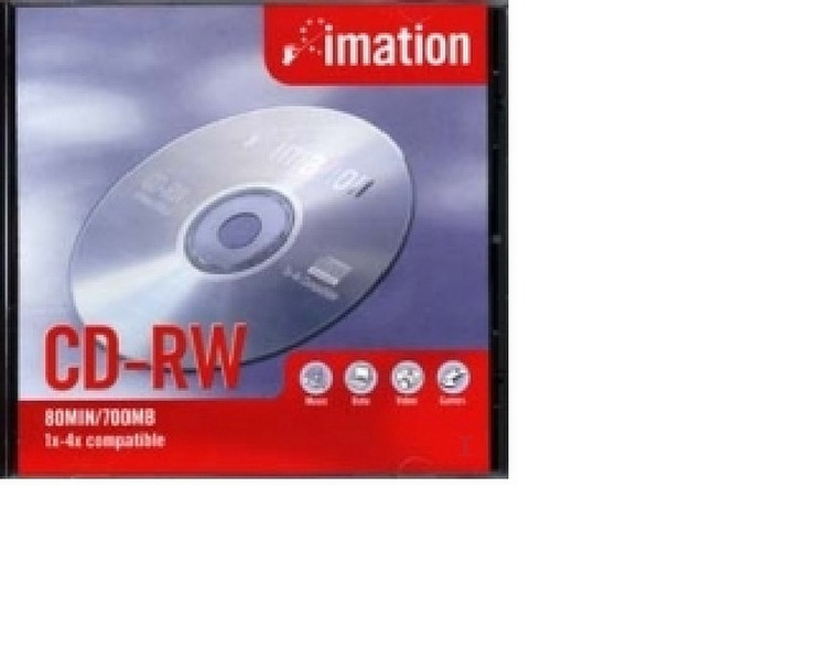 Imation CD-RW 80min 700Mb 1x-4x (10) 700MB 10pc(s)