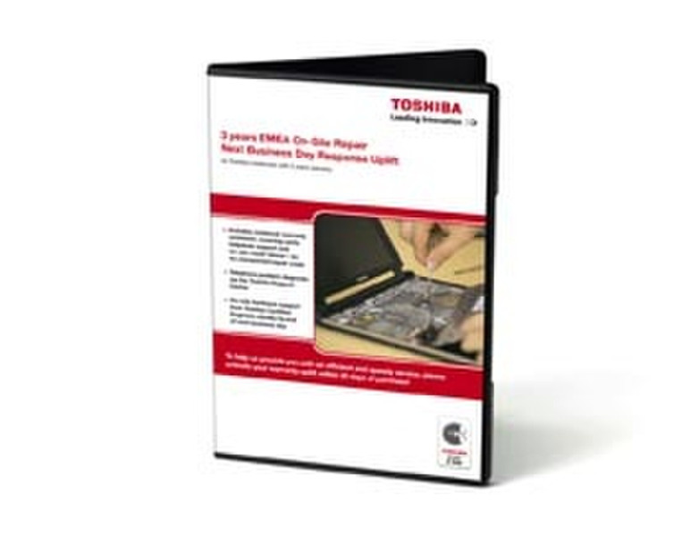Toshiba - Ampliación de la garantía - piezas y mano de obra