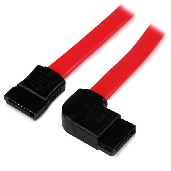 StarTech.com 30 cm SATA III Kabel links gewinkelt - Serial-ATA Anschlusskabel - Rot