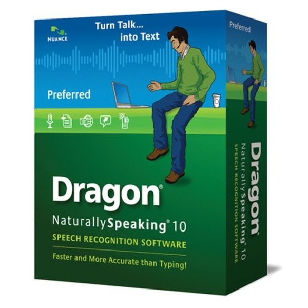 Nuance Dragon NaturallySpeaking 10 Preferred, DE