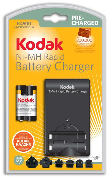 Kodak Ni-MH Rapid Battery Charger K4500-PC-C+1