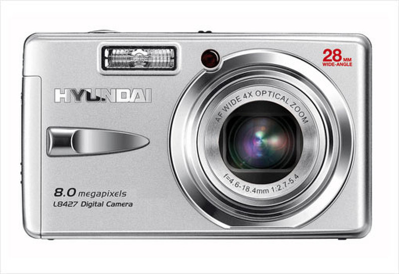 Hyundai L8427 Kompaktkamera 8MP 1/2.5Zoll CCD 3264 x 2448Pixel Silber