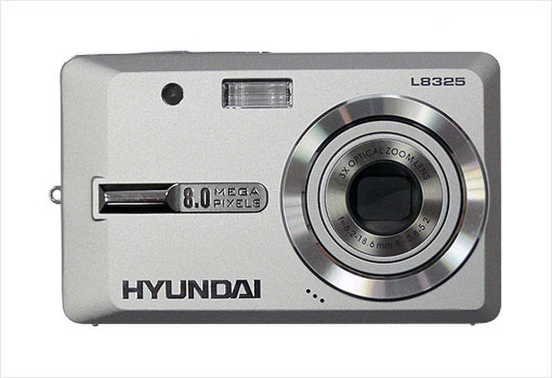 Hyundai L8325 Kompaktkamera 8MP 1/2.5Zoll CCD 3264 x 2448Pixel Silber