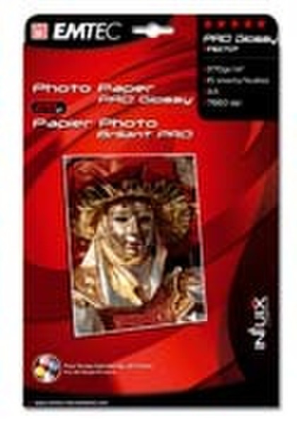 Emtec A4 270G, 15 sheets photo paper