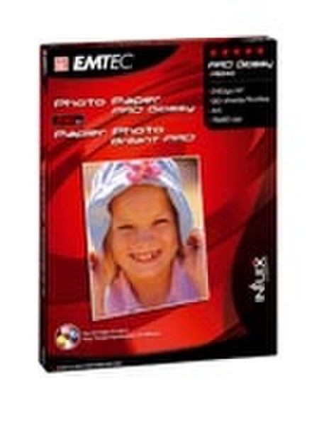 Emtec A4 240G, 50 sheets photo paper