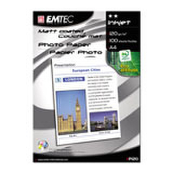Emtec Inkjet A4 120G, 50 sheets Gloss inkjet paper