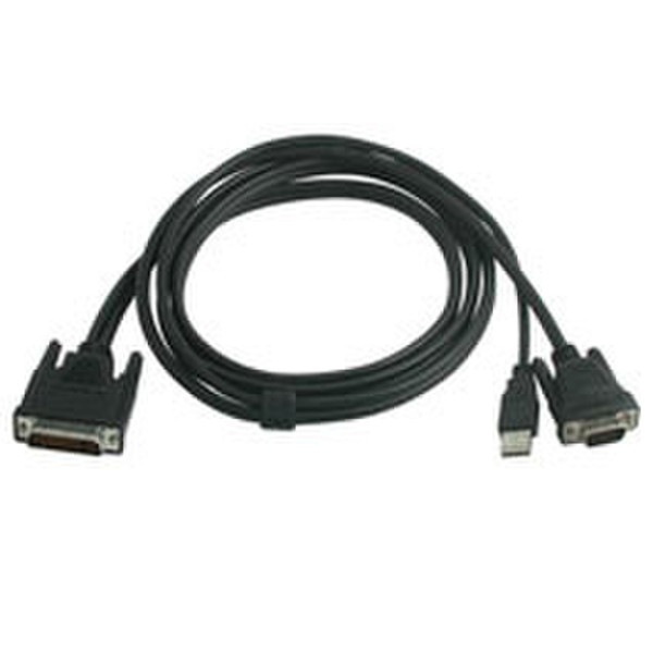 C2G M1 to VGA with USB Cable 15ft 4.57m VGA (D-Sub) + USB Black