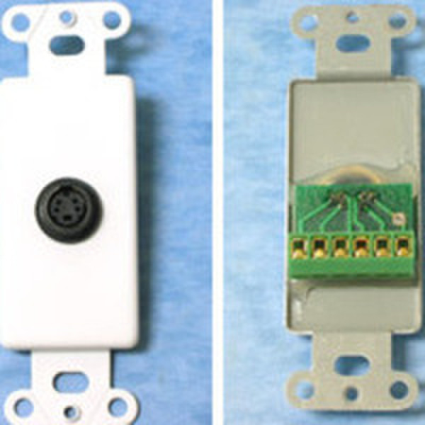 C2G Decorative S-Video Wall Plate Insert