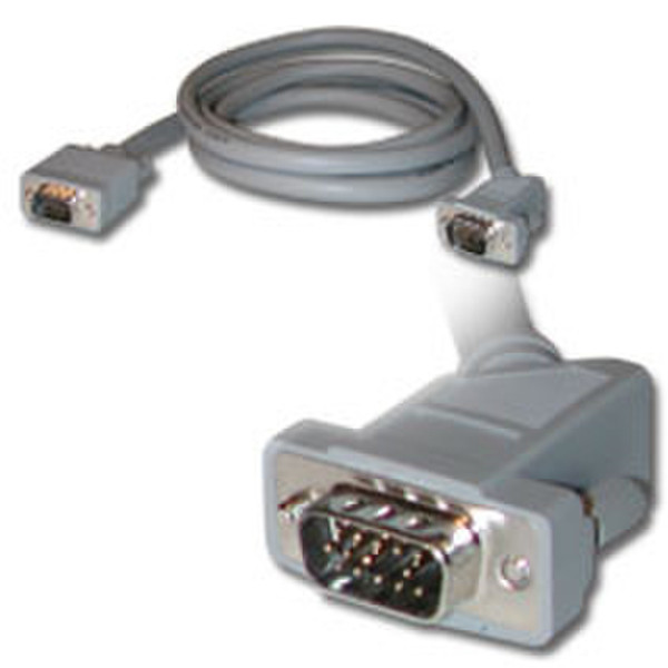 C2G Premium Shielded HD15 M/M SXGA Monitor Cable 15ft 4.57m VGA (D-Sub) VGA (D-Sub) Grey VGA cable