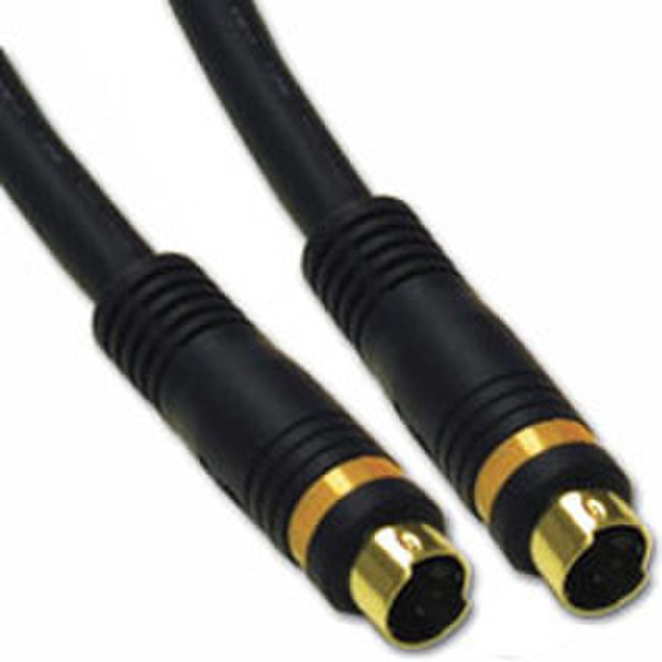 C2G Velocity™ S-Video Cable 3ft 0.91м S-Video (4-pin) S-Video (4-pin) Черный S-video кабель