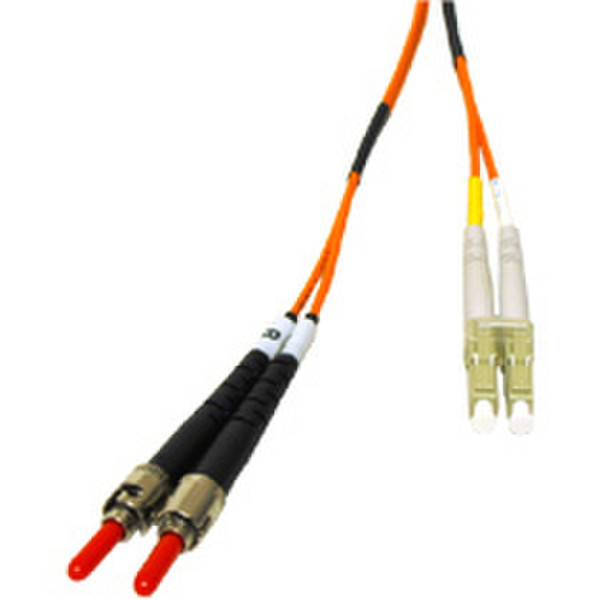 C2G 5m LC/ST Duplex 62.5/125 Multimode Fiber Patch Cable 5m Orange fiber optic cable