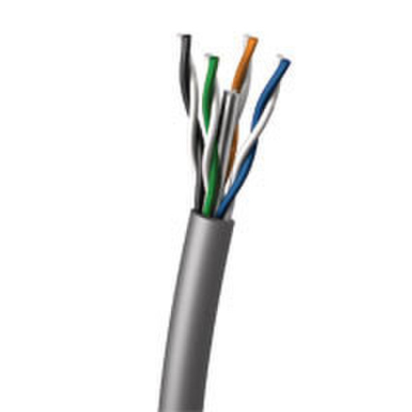 C2G Cat6 UTP Solid PVC Cable, Gray 1000ft 304.8м Серый сетевой кабель
