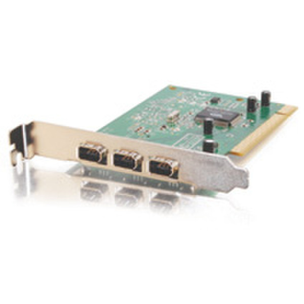 C2G Port Authority 3-Port Firewire® PCI Card интерфейсная карта/адаптер