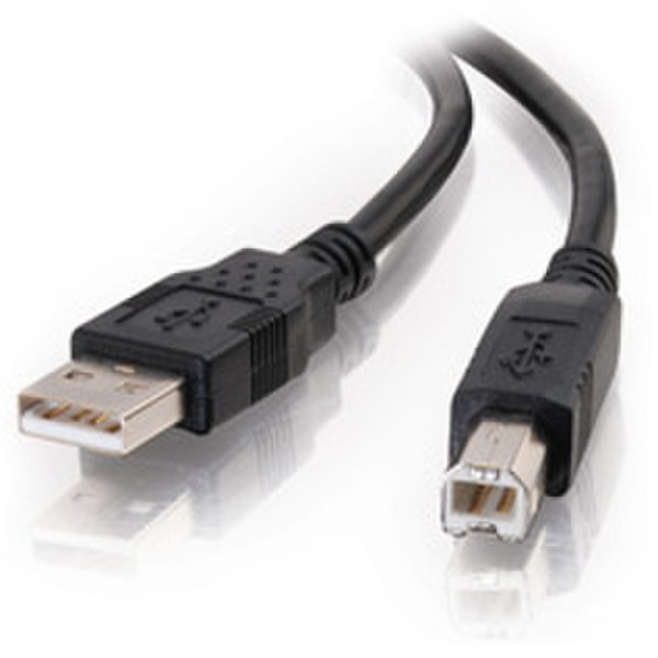 C2G USB 2.0 A/B Cable Black 1m 1м USB A USB B Черный кабель USB