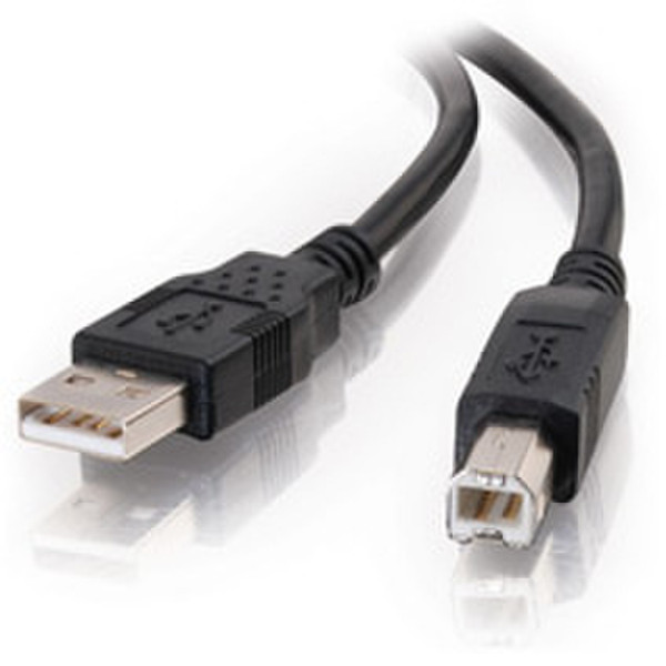 C2G USB 2.0 A/B Cable Black 1m 1m USB A USB B Schwarz USB Kabel