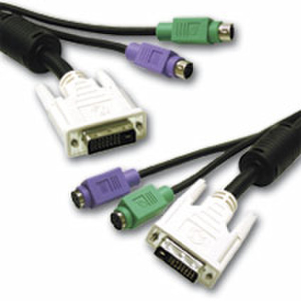 C2G DVI Single Link KVM Cable 2m 2m Schwarz Tastatur/Video/Maus (KVM)-Kabel