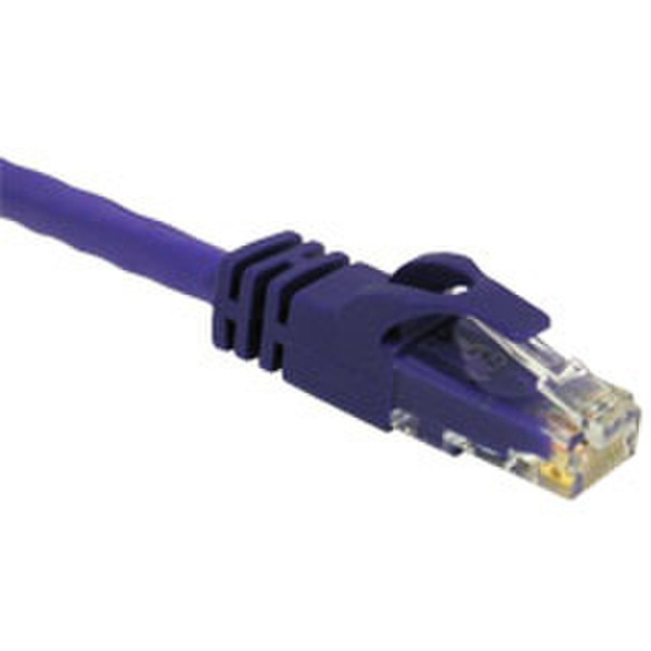 C2G 10ft Cat6 550MHz Snagless Patch Cable Purple 3m Purple networking cable