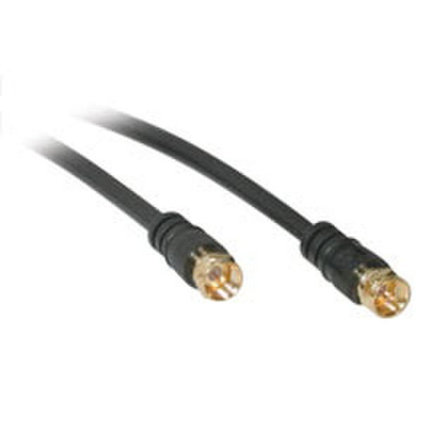 C2G Value Series F-type RG59 Video Cable 25ft 7.62m Black coaxial cable