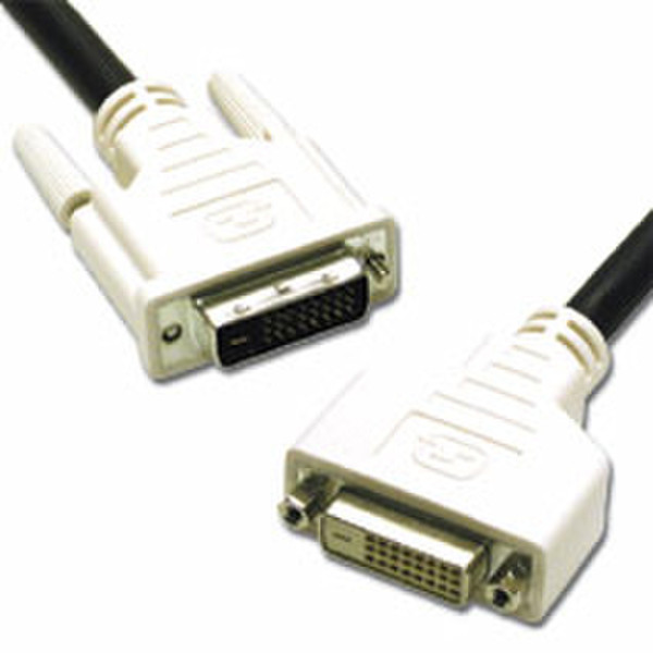 C2G 1m DVI-D M/F Dual Link Digital Video Extension Cable 1m DVI-D DVI-D Black DVI cable