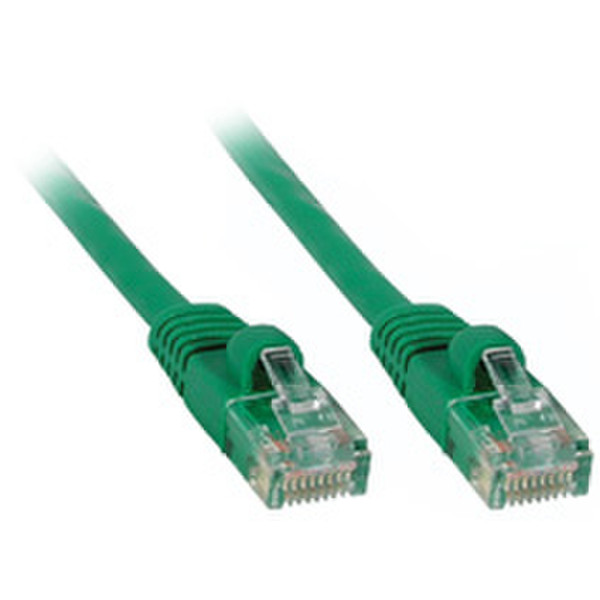 C2G 1ft Cat5E 350MHz Snagless Patch Cable Green 0.3м Зеленый сетевой кабель