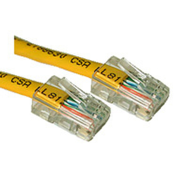 C2G 10ft Cat5E 350MHz Assembled Patch Cable Yellow 3m Yellow networking cable