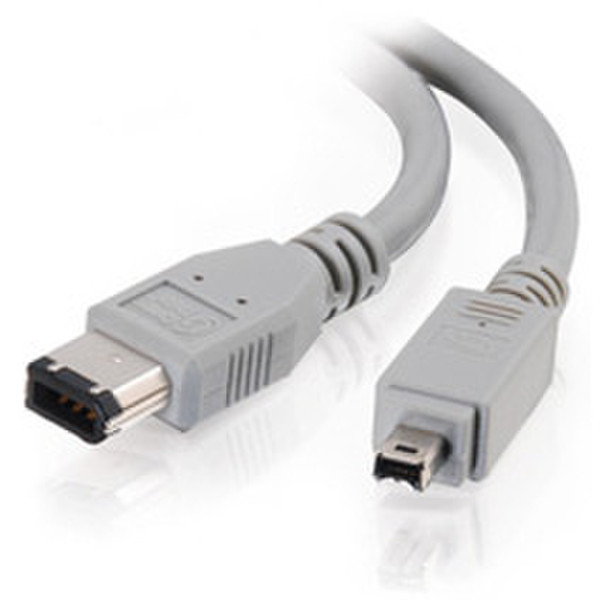 C2G IEEE-1394 Firewire® Cable 6-pin/4-pin 2m 2m Grey firewire cable