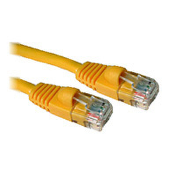 C2G 10ft Cat5E 350MHz Snagless Patch Cable Yellow 3m Yellow networking cable