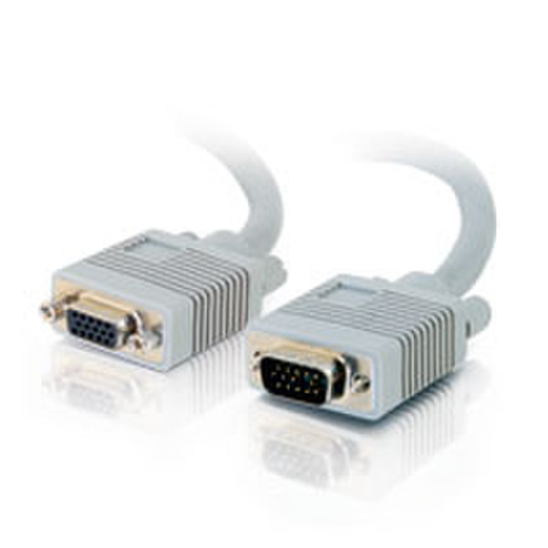 C2G 50ft Premium Shielded HD15 M/M SXGA Monitor Cable 15m VGA (D-Sub) VGA (D-Sub) Grau VGA-Kabel