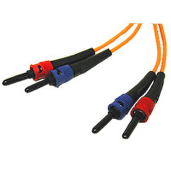 C2G 2m ST/ST Duplex 62.5/125 Multimode Fiber Patch Cable 2м ST ST Оранжевый оптиковолоконный кабель