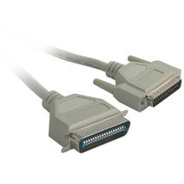 C2G IEEE-1284 DB25M to C36M Parallel Printer Cable 100ft 30.148м Бежевый кабель для принтера