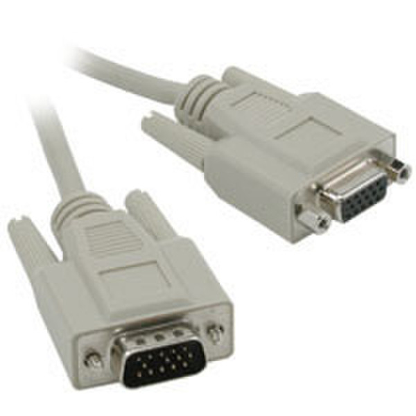 C2G Economy HD15 M/F SVGA Monitor Extension Cable 6ft 1.83m VGA (D-Sub) VGA (D-Sub) VGA cable