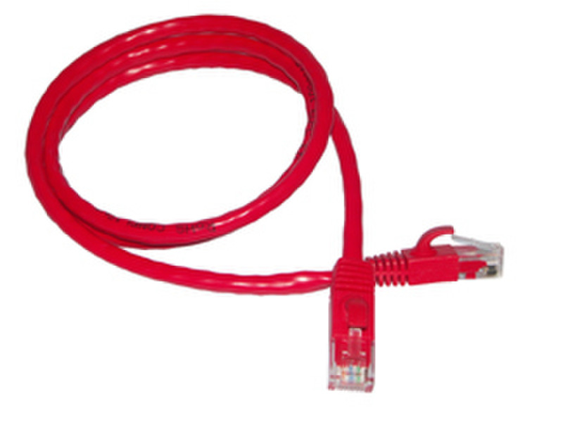GoldX 50' Offspring® Cat 5e UTP Patch Cable 15m Red networking cable
