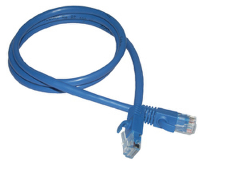 GoldX 100' Offspring® Cat 5e UTP Patch Cable 30m Blue networking cable