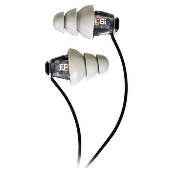 Etymotic 6i Isolator Earphone - Cable Connectivity - Ear-bud - Black