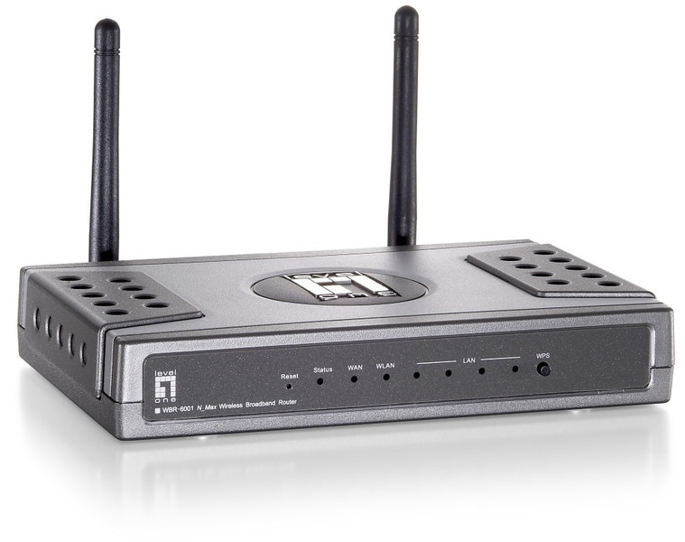 CP Technologies LevelOne WBR-6001 Grau WLAN-Router