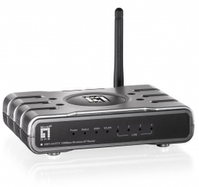 CP Technologies LevelOne WBR-3405TX Black wireless router