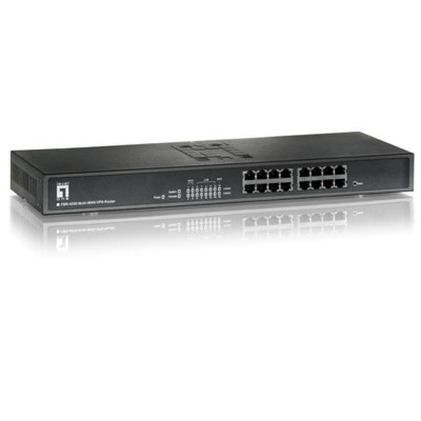 CP Technologies LevelOne FBR-4000 Black wired router
