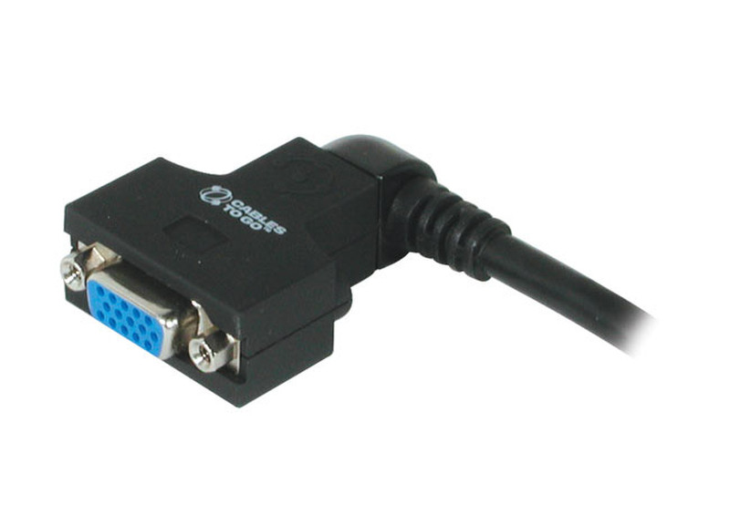 C2G VGA270™ HD15 M/F UXGA Monitor Extension Cable 6ft 1.83m VGA (D-Sub) VGA (D-Sub) Schwarz VGA-Kabel